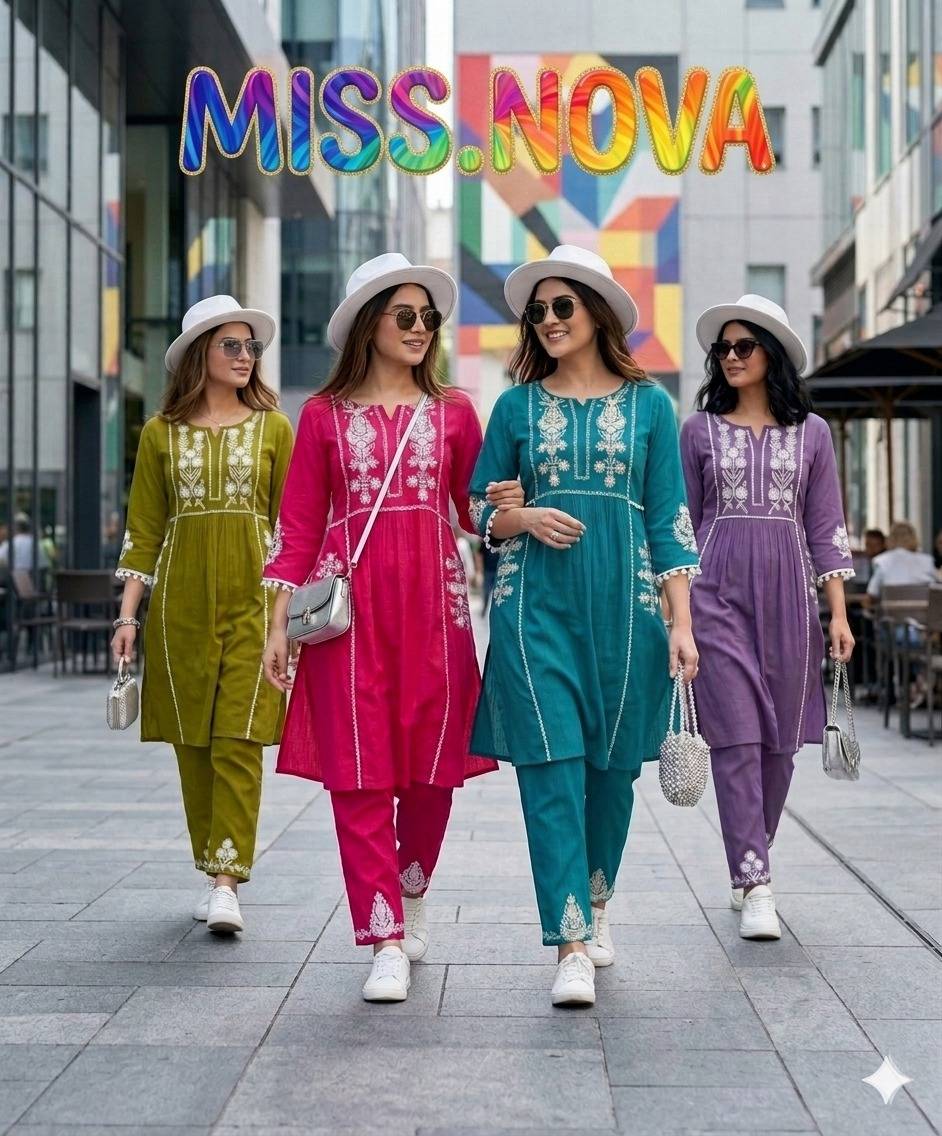 MISS NOVA By Fashid 01 To 04 Series Designer Casuals Wear Collection Viscose Kurtis At Wholesale Price